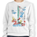 Wind Sailing Watercolor - Adult & Kids T-Shirts, Sweatshirts & Hoodies apparel design preview 1
