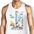 Wind Sailing Watercolor Tank Top - Adult & Kids T-Shirts, Sweatshirts & Hoodies apparel design preview 1