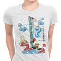 Wind Sailing Watercolor Women's Apparel - Adult & Kids T-Shirts, Sweatshirts & Hoodies apparel design preview 1