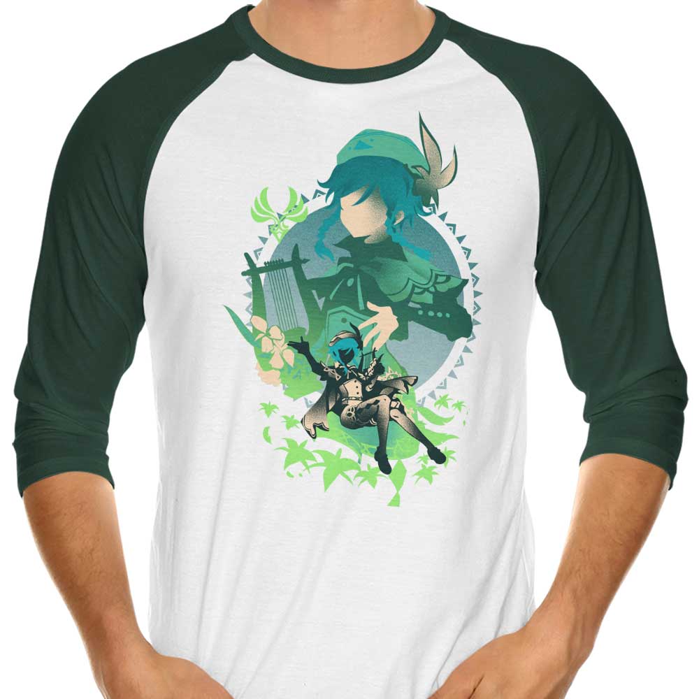 Windborne Bard Venti 3/4 Sleeve Raglan - Adult & Kids T-Shirts, Sweatshirts & Hoodies apparel design preview 1