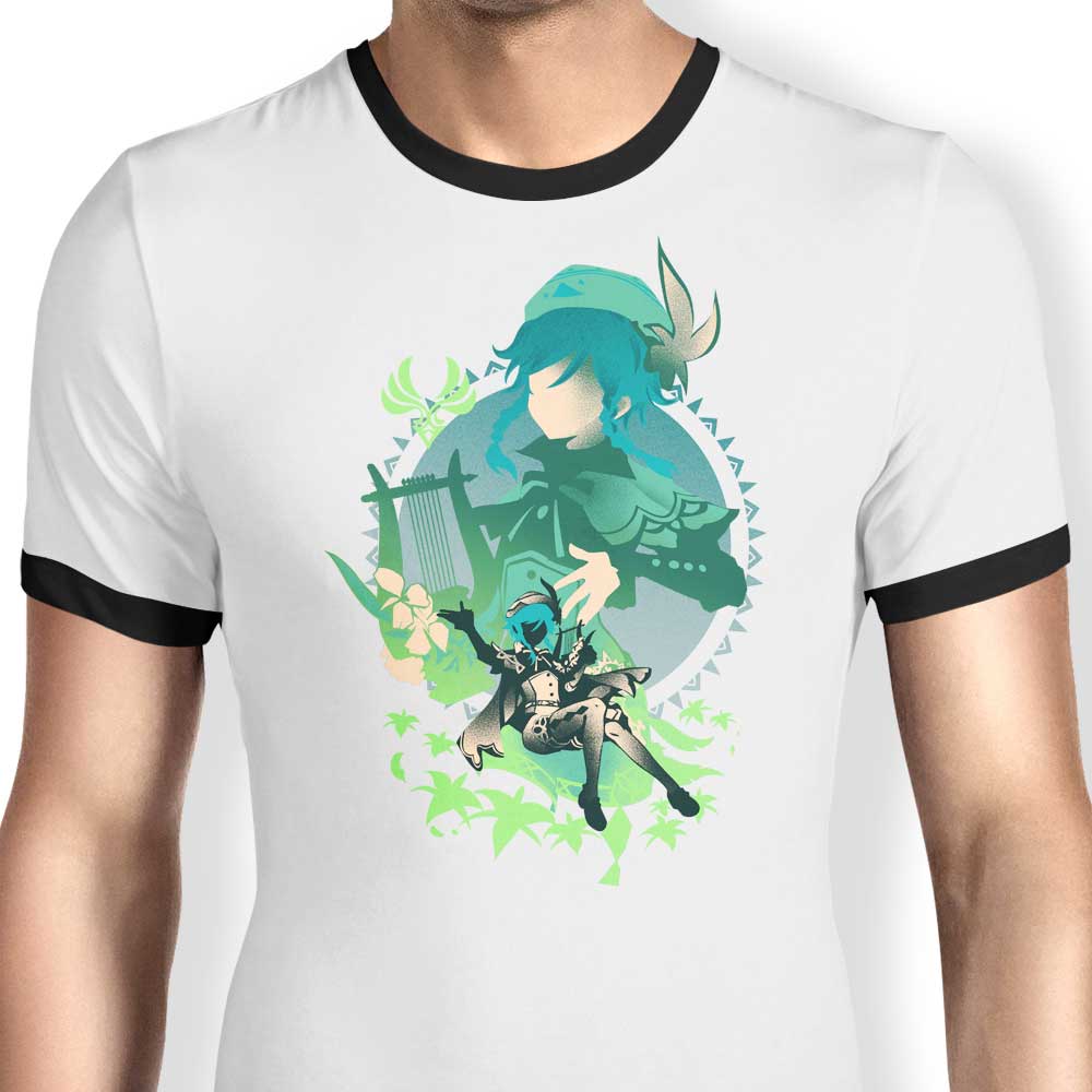 Windborne Bard Venti Ringer - Adult & Kids T-Shirts, Sweatshirts & Hoodies apparel design preview 1