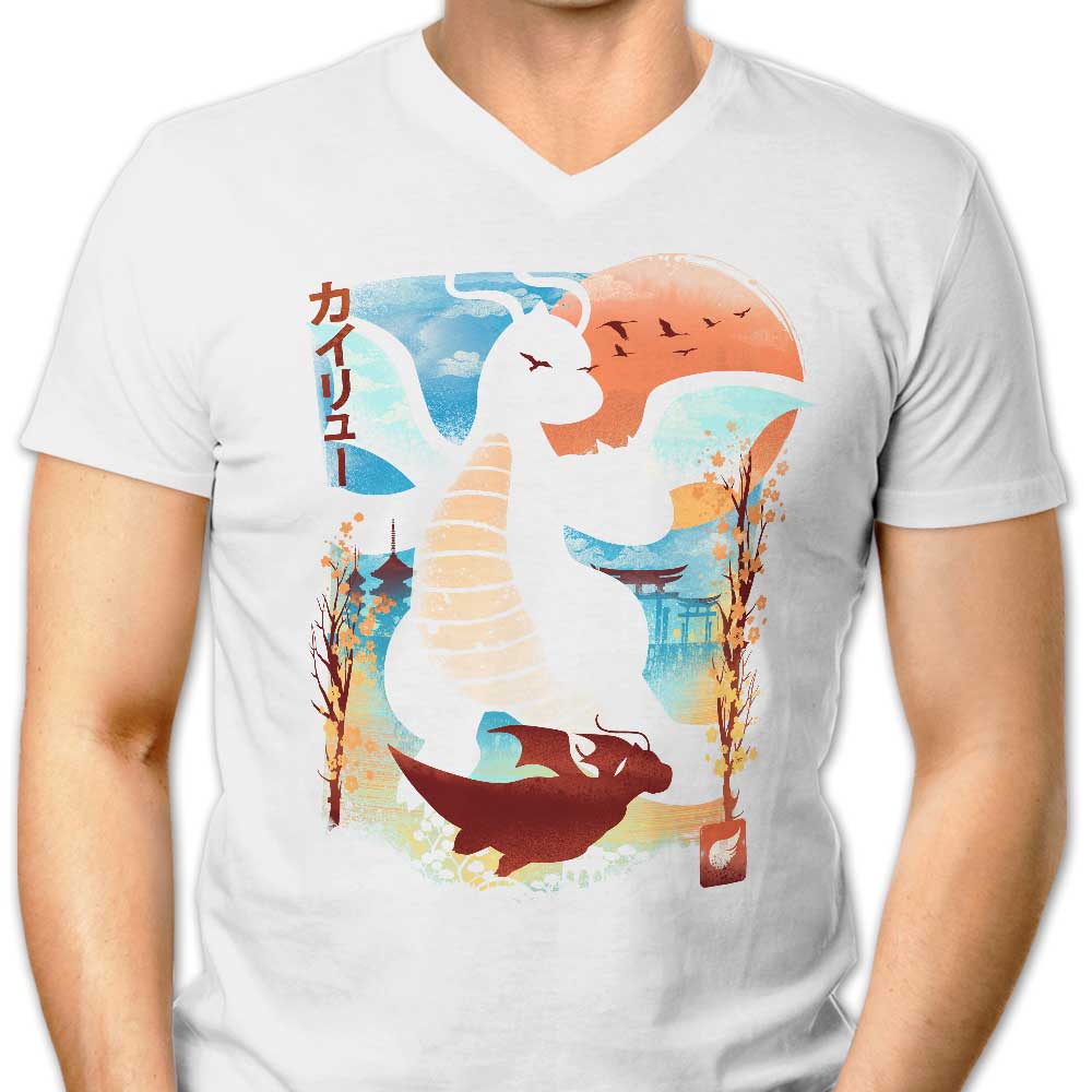 Winds Over Water Men's V-Neck - Adult & Kids T-Shirts, Sweatshirts & Hoodies apparel design preview 1