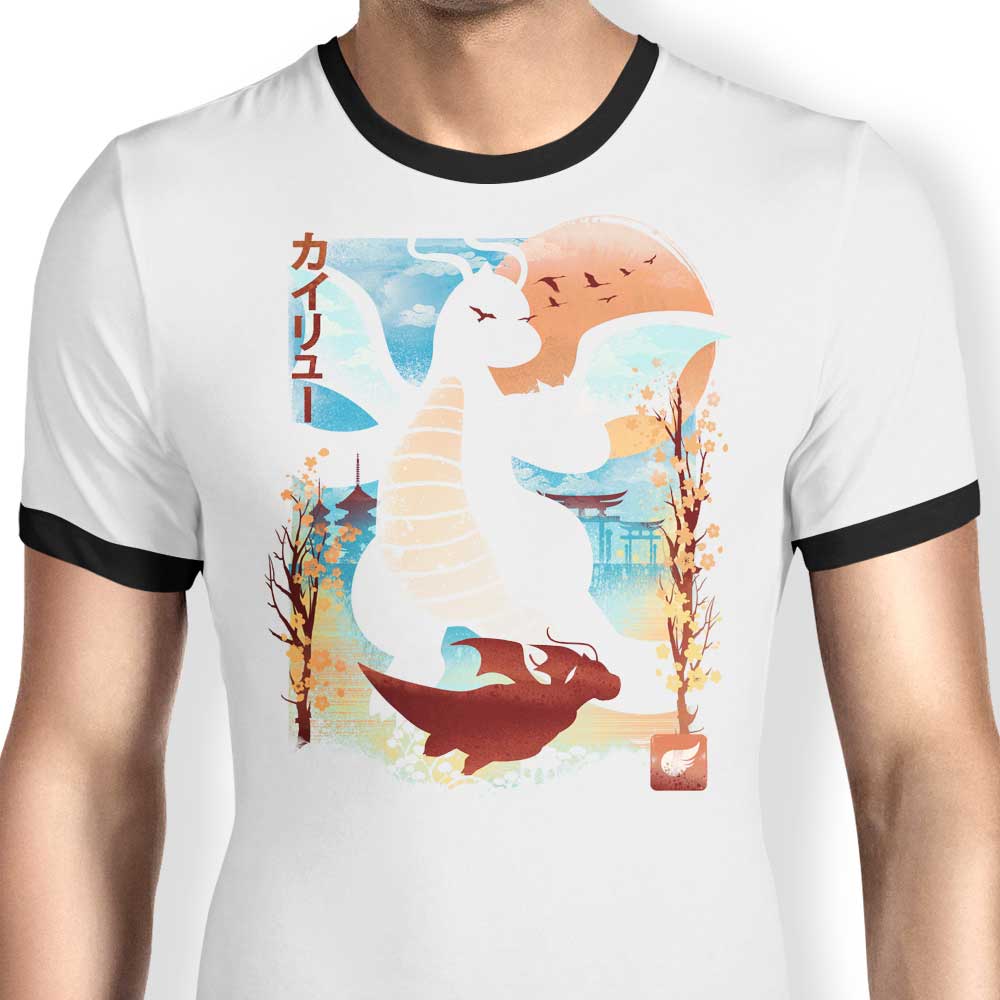 Winds Over Water Ringer - Adult & Kids T-Shirts, Sweatshirts & Hoodies apparel design preview 1