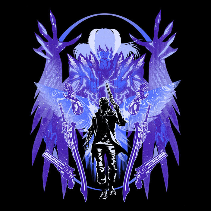 Wings of Judgment Ringer - Adult & Kids T-Shirts, Sweatshirts & Hoodies apparel design preview 2