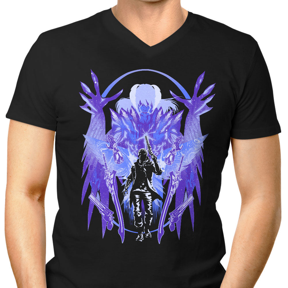 Wings of Judgment Men's V-Neck - Adult & Kids T-Shirts, Sweatshirts & Hoodies apparel design preview 1