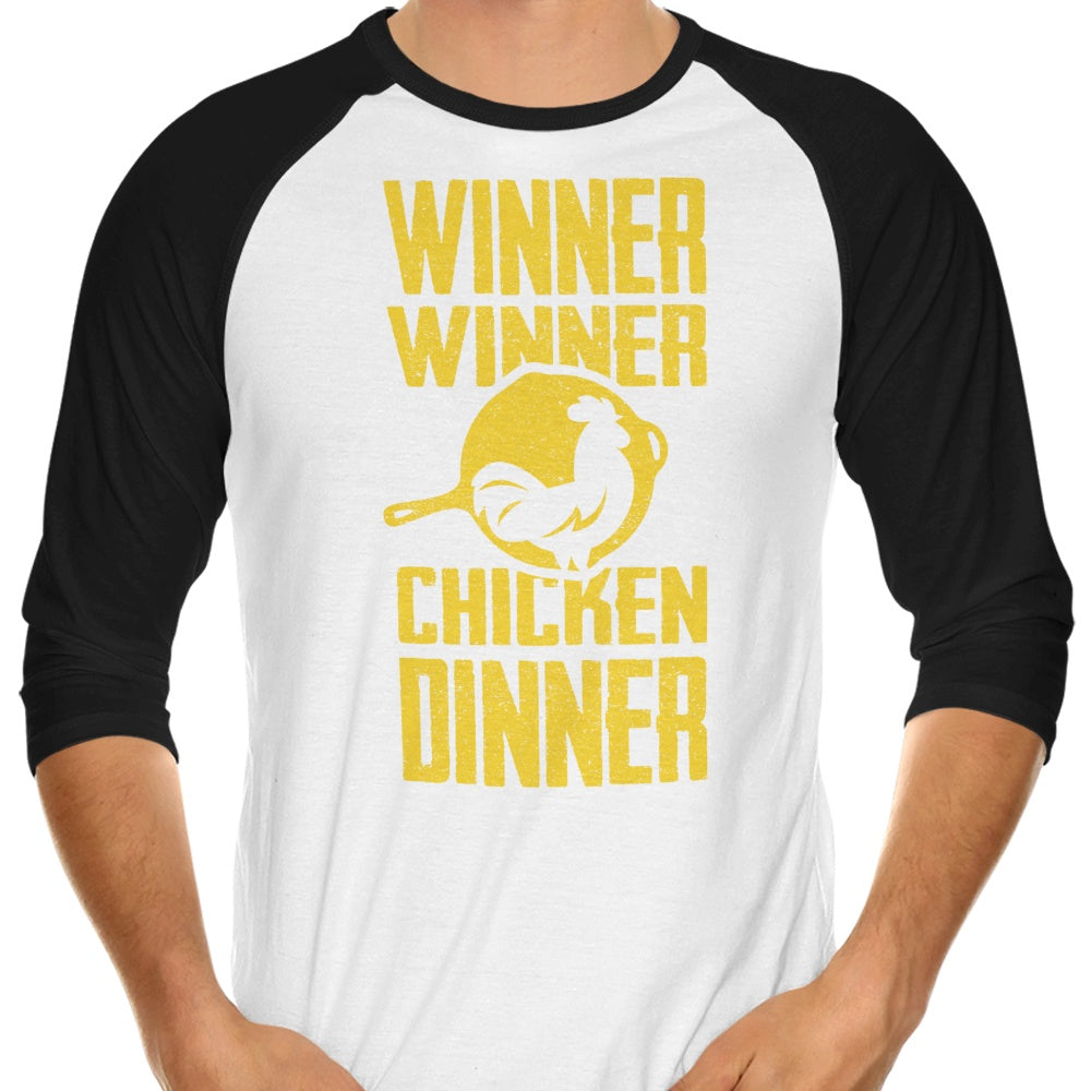 Winner 3/4 Sleeve Raglan - Adult & Kids T-Shirts, Sweatshirts & Hoodies apparel design preview 1