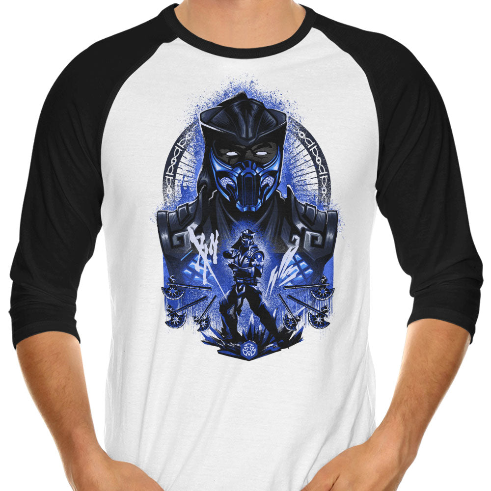 Winter Assassin 3/4 Sleeve Raglan - Adult & Kids T-Shirts, Sweatshirts & Hoodies apparel design preview 1