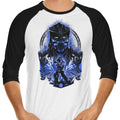 Winter Assassin 3/4 Sleeve Raglan - Adult & Kids T-Shirts, Sweatshirts & Hoodies apparel design preview 1