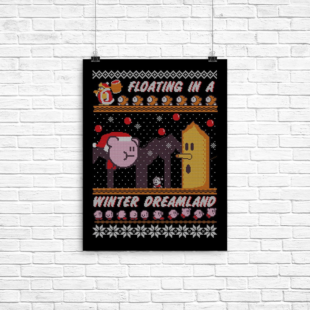Winter Dreamland Poster - Adult & Kids T-Shirts, Sweatshirts & Hoodies apparel design preview 1