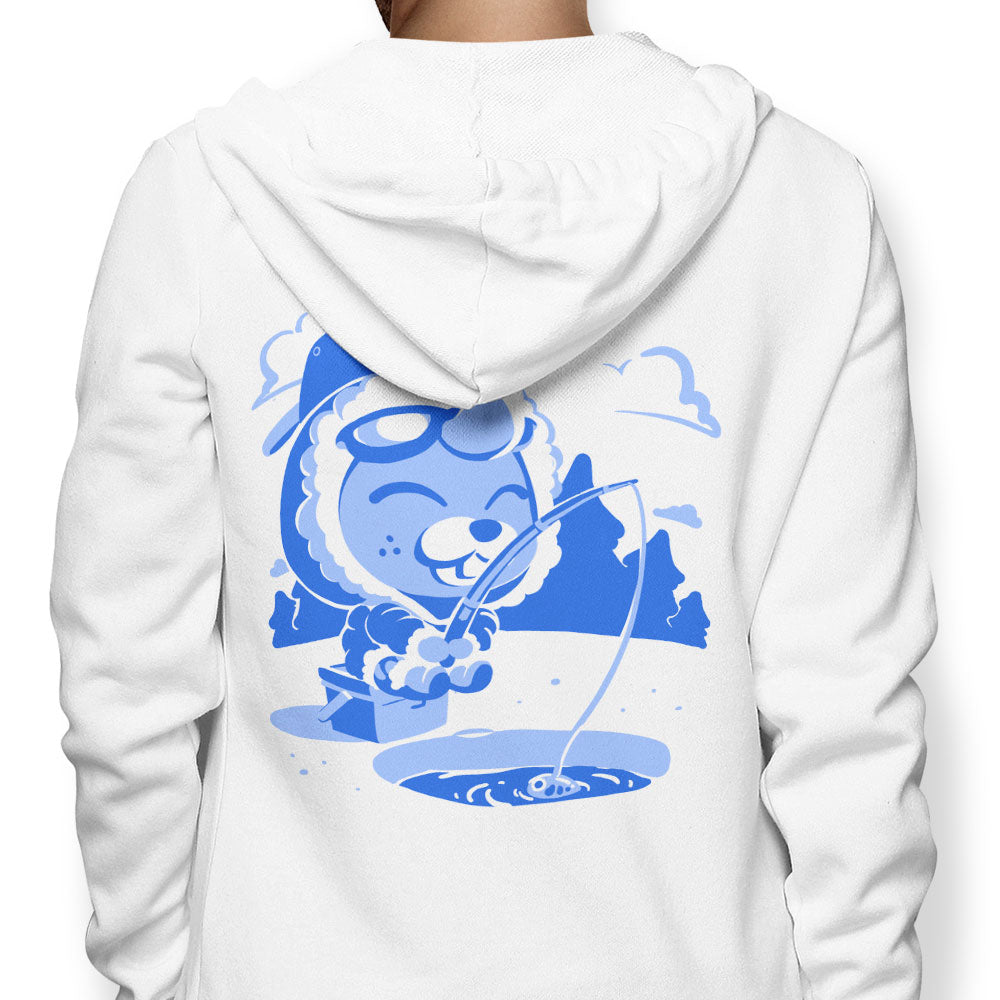 Winter Fishing - Adult & Kids T-Shirts, Sweatshirts & Hoodies apparel design preview 1