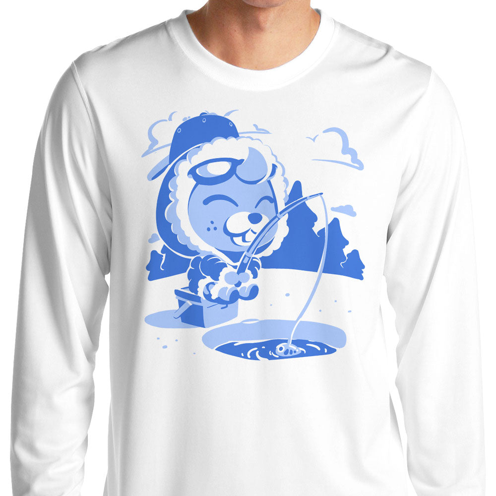 Winter Fishing - Adult & Kids T-Shirts, Sweatshirts & Hoodies apparel design preview 1