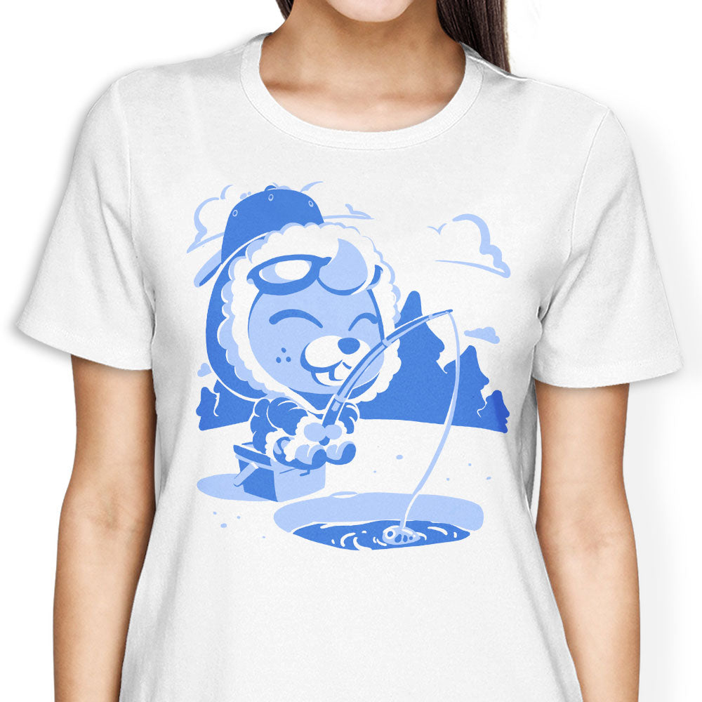 Winter Fishing Women's Apparel - Adult & Kids T-Shirts, Sweatshirts & Hoodies apparel design preview 1