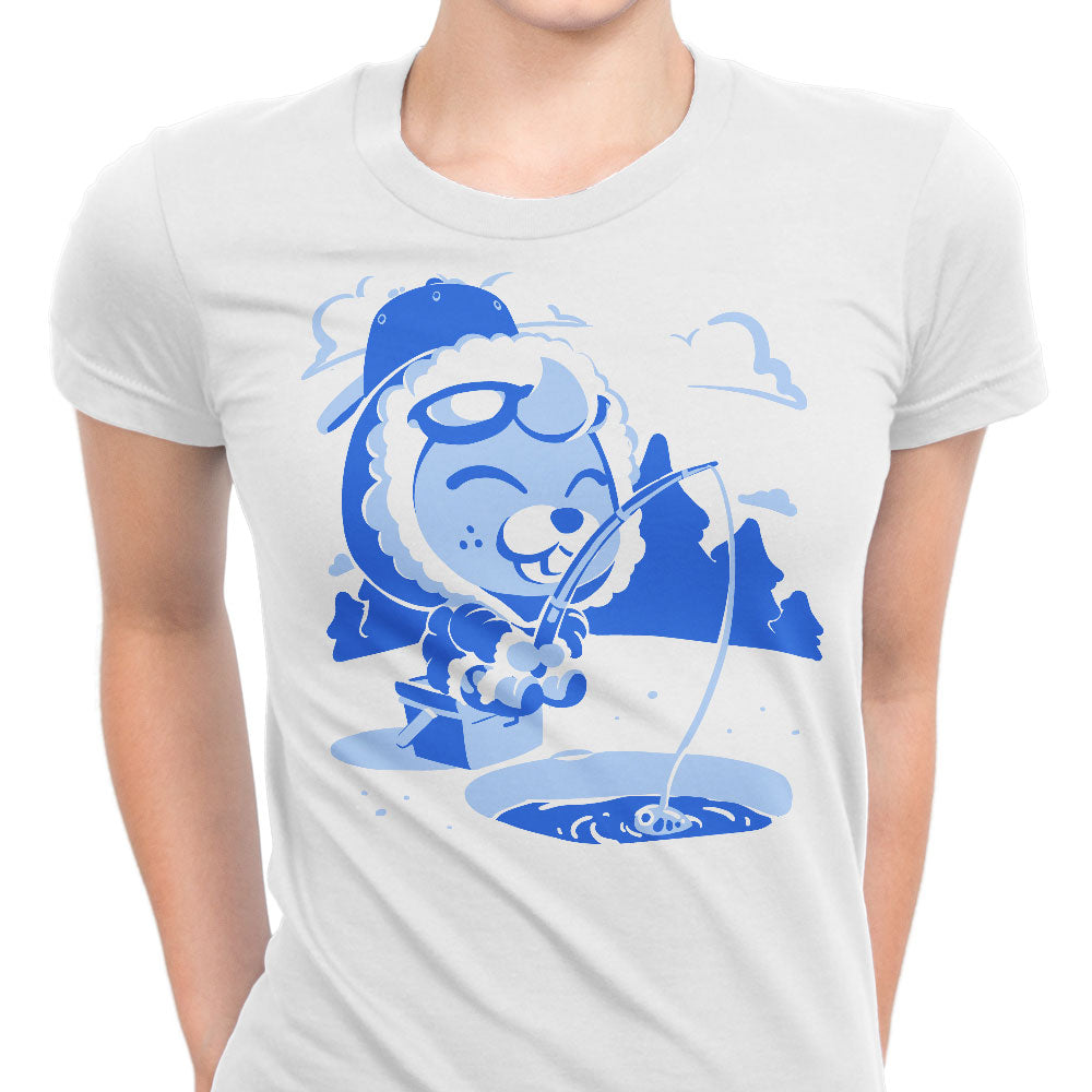 Winter Fishing Women's Apparel - Adult & Kids T-Shirts, Sweatshirts & Hoodies apparel design preview 2