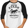 Winter is Coming (Alt) 3/4 Sleeve Raglan - Adult & Kids T-Shirts, Sweatshirts & Hoodies apparel design preview 1