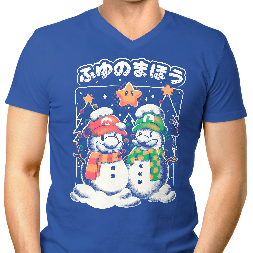 Winter Magic Men's V-Neck - Adult & Kids T-Shirts, Sweatshirts & Hoodies apparel design preview 1