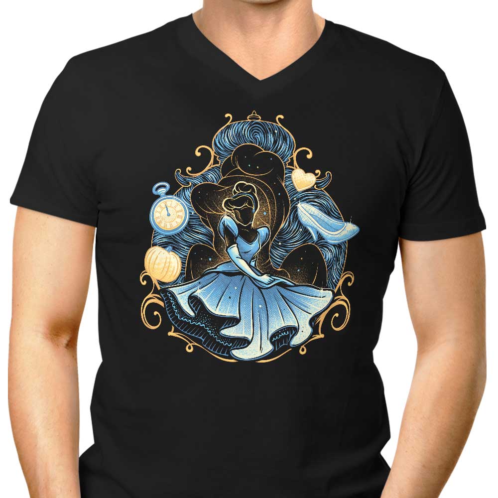 Wish Upon a Starry Night Men's V-Neck - Adult & Kids T-Shirts, Sweatshirts & Hoodies apparel design preview 1