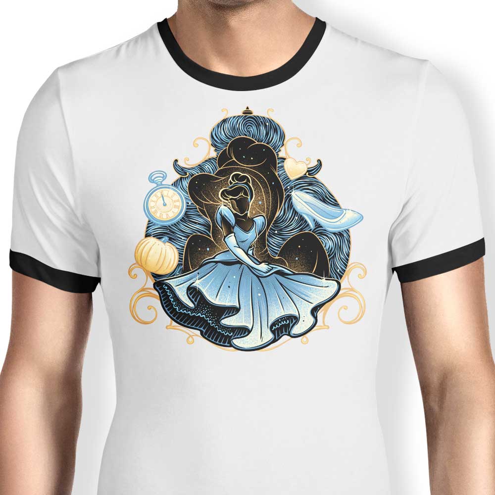 Wish Upon a Starry Night Ringer - Adult & Kids T-Shirts, Sweatshirts & Hoodies apparel design preview 1