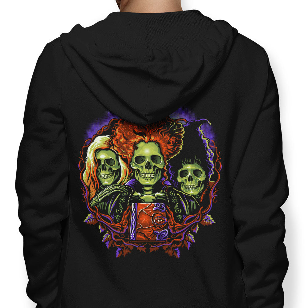 Witches Skulls - Adult & Kids T-Shirts, Sweatshirts & Hoodies apparel design preview 1