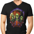 Witches Skulls Men's V-Neck - Adult & Kids T-Shirts, Sweatshirts & Hoodies apparel design preview 1