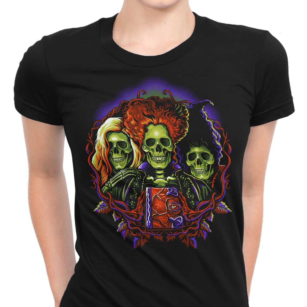 Witches Skulls Women's Apparel - Adult & Kids T-Shirts, Sweatshirts & Hoodies apparel design preview 1