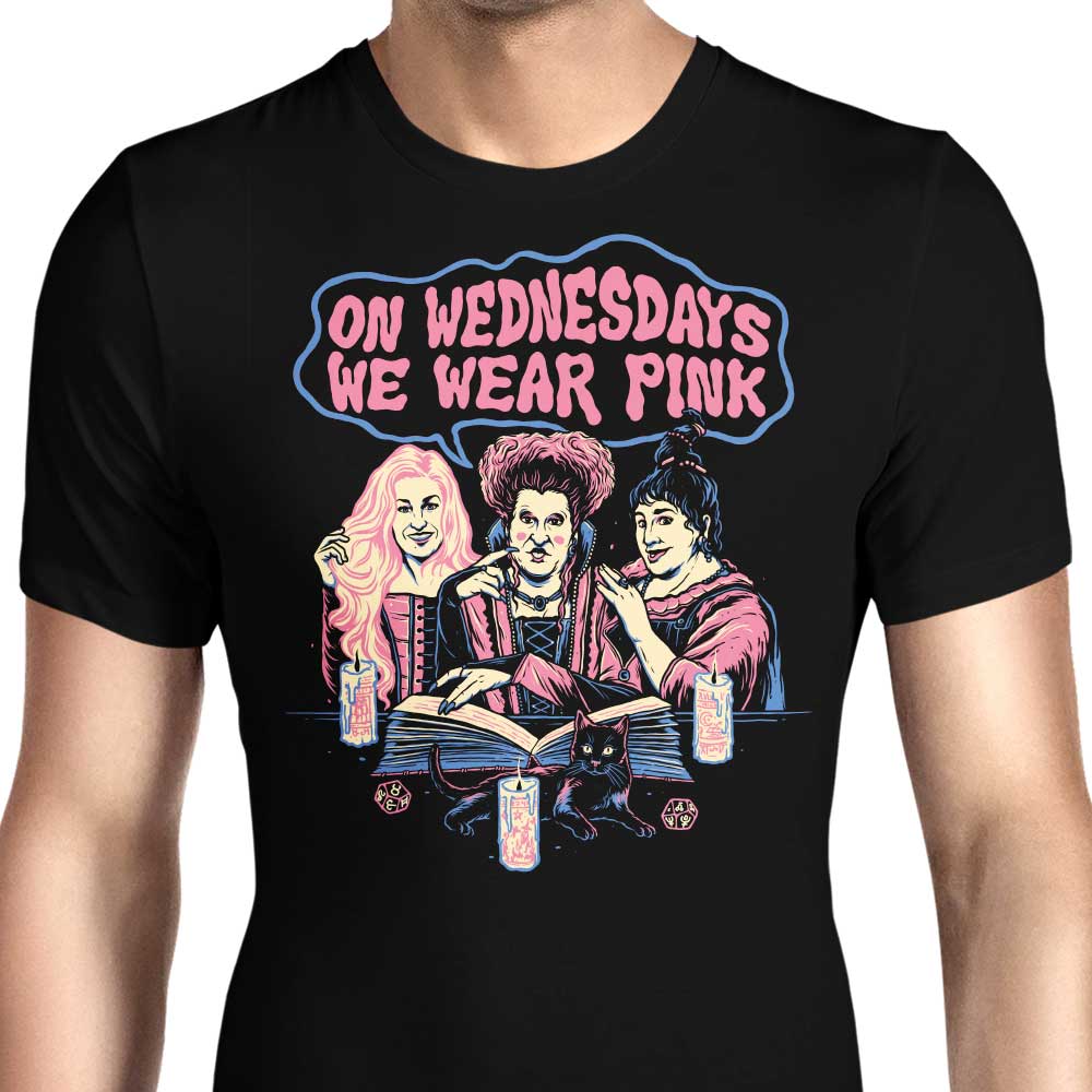 Witches Wear Pink Men's Apparel - Adult & Kids T-Shirts, Sweatshirts & Hoodies apparel design preview 1