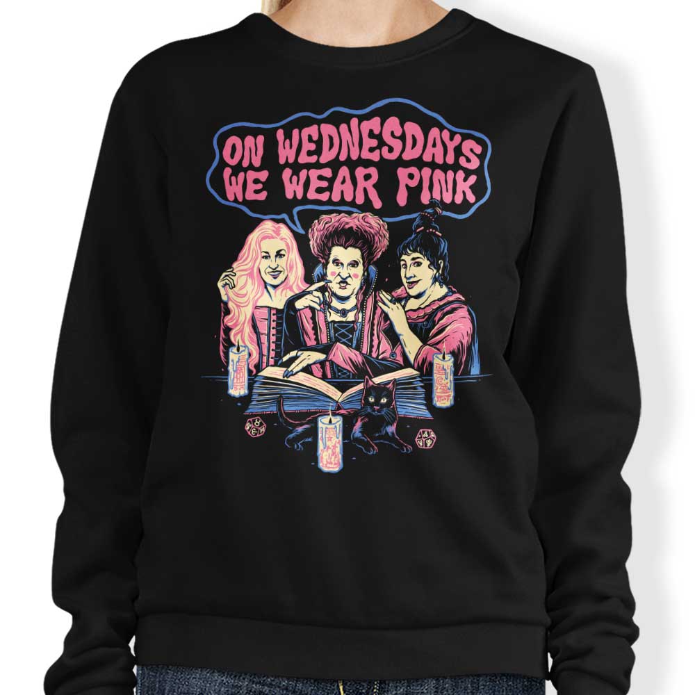 Witches Wear Pink - Adult & Kids T-Shirts, Sweatshirts & Hoodies apparel design preview 1