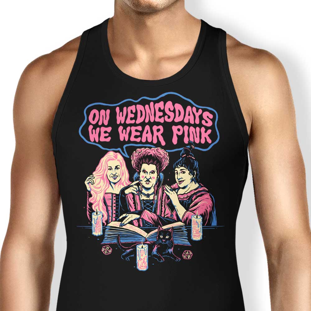 Witches Wear Pink Tank Top - Adult & Kids T-Shirts, Sweatshirts & Hoodies apparel design preview 1