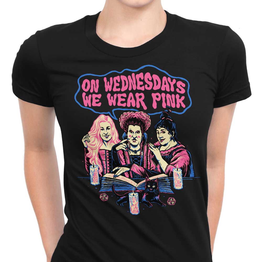 Witches Wear Pink Women's Apparel - Adult & Kids T-Shirts, Sweatshirts & Hoodies apparel design preview 1