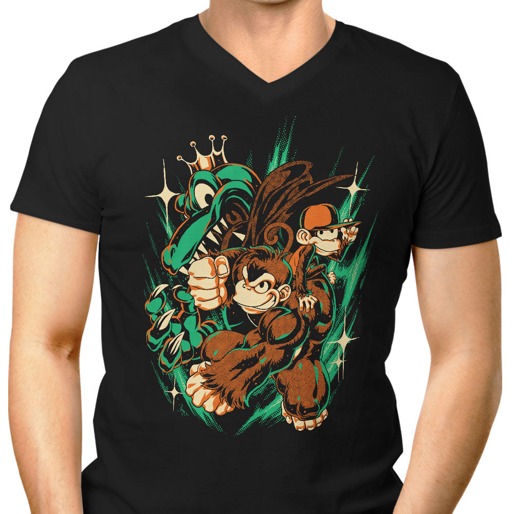 With a Punch Like That Men's V-Neck - Adult & Kids T-Shirts, Sweatshirts & Hoodies apparel design preview 1