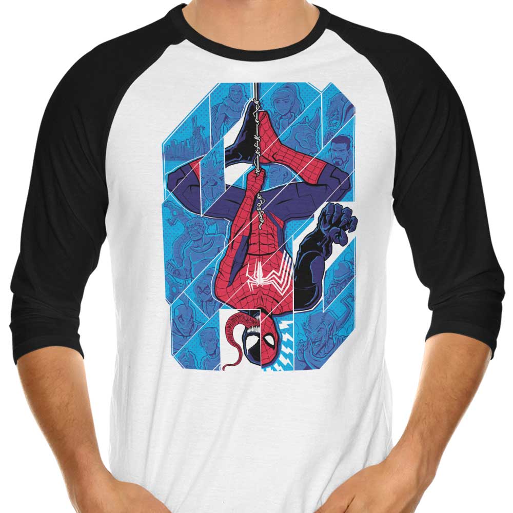 With Great Power 3/4 Sleeve Raglan - Adult & Kids T-Shirts, Sweatshirts & Hoodies apparel design preview 1