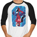 With Great Power 3/4 Sleeve Raglan - Adult & Kids T-Shirts, Sweatshirts & Hoodies apparel design preview 1
