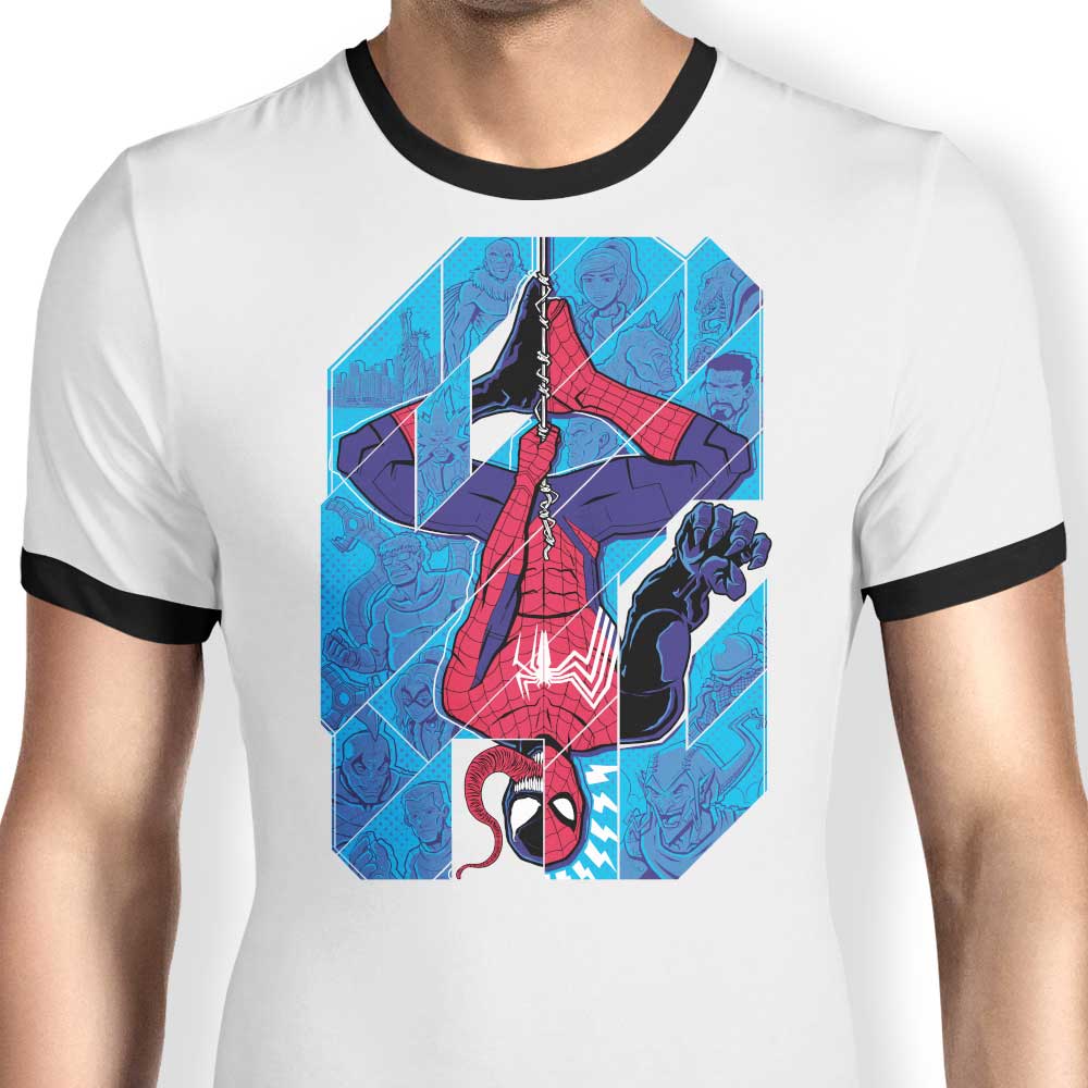 With Great Power Ringer - Adult & Kids T-Shirts, Sweatshirts & Hoodies apparel design preview 1