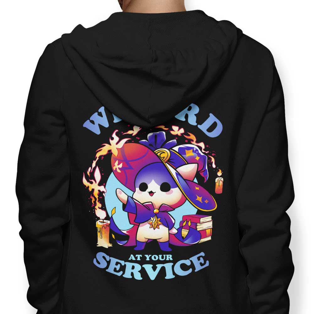 Wizard at Your Service - Adult & Kids T-Shirts, Sweatshirts & Hoodies apparel design preview 1