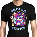 Wizard at Your Service Men's Apparel - Adult & Kids T-Shirts, Sweatshirts & Hoodies apparel design preview 1