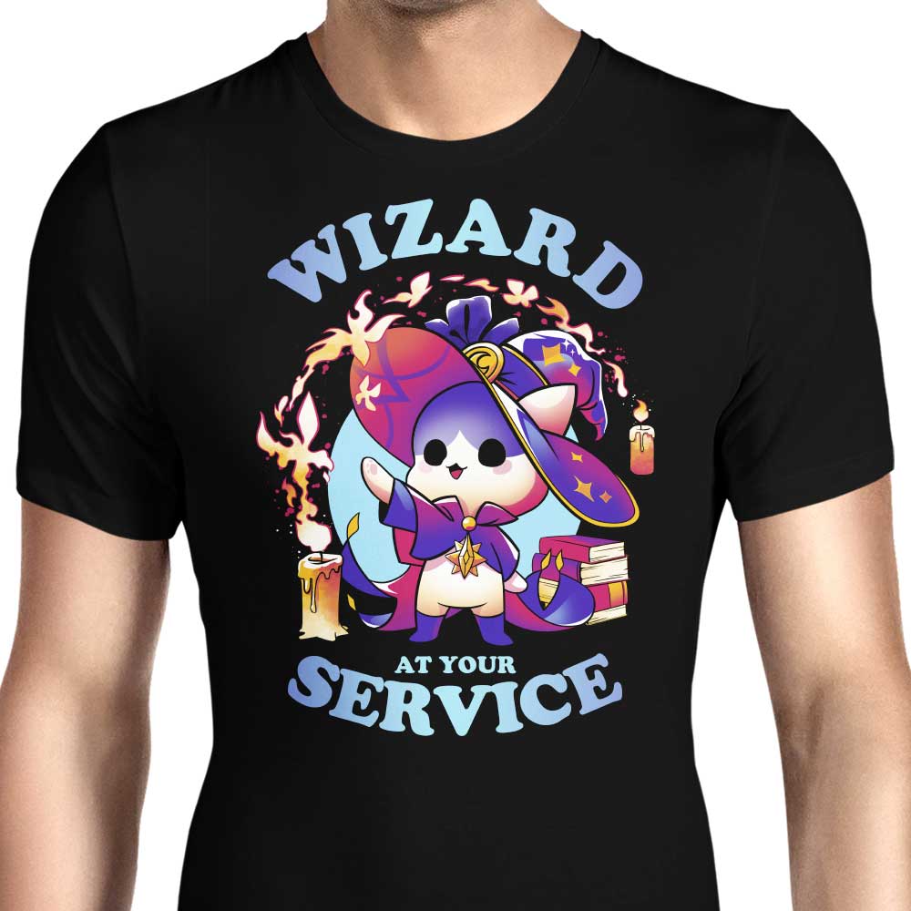 Wizard at Your Service Men's Apparel - Adult & Kids T-Shirts, Sweatshirts & Hoodies apparel design preview 1