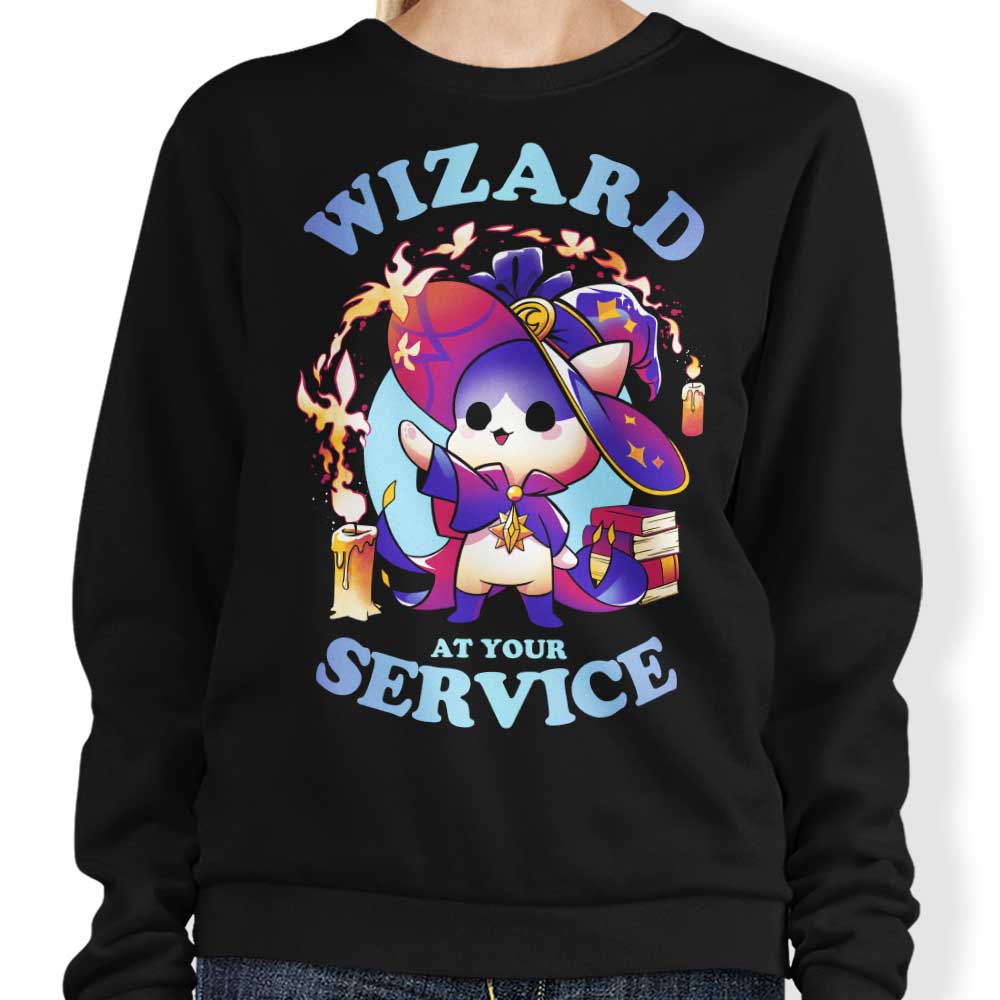 Wizard at Your Service - Adult & Kids T-Shirts, Sweatshirts & Hoodies apparel design preview 1