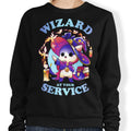 Wizard at Your Service - Adult & Kids T-Shirts, Sweatshirts & Hoodies apparel design preview 1