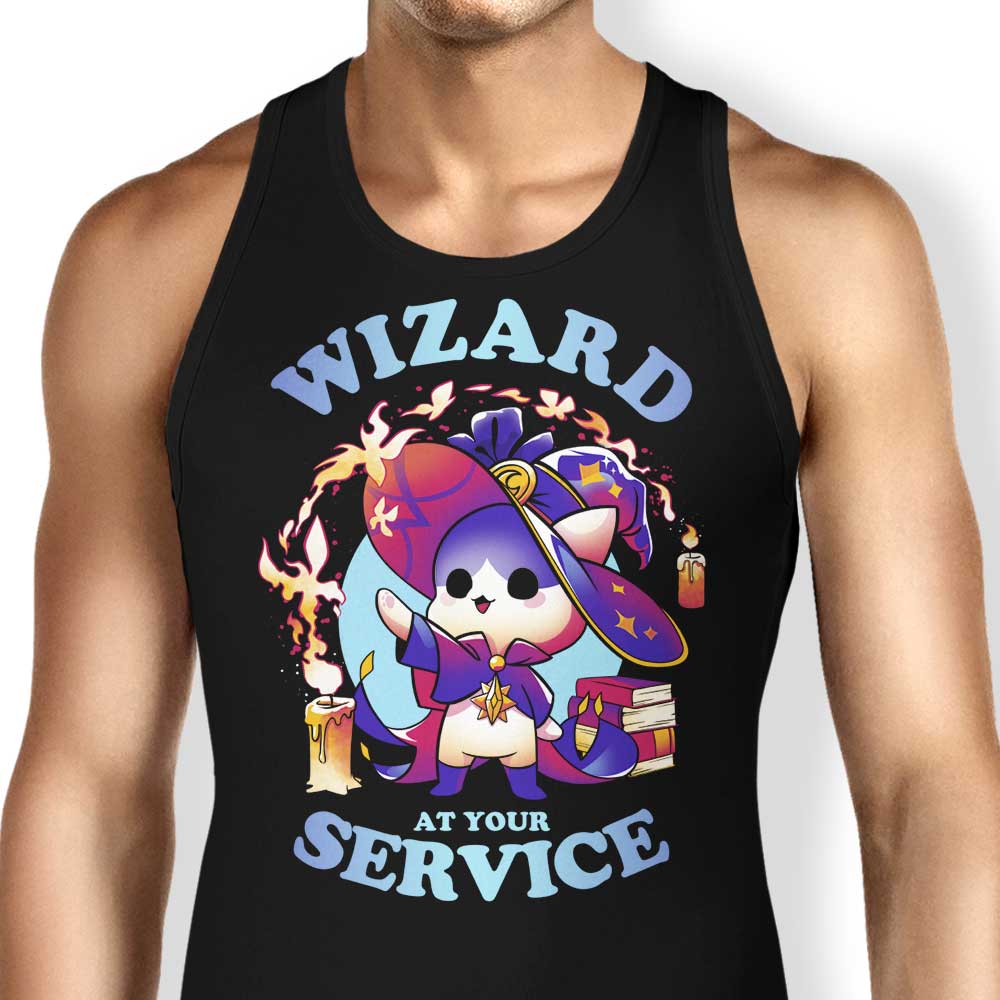 Wizard at Your Service Tank Top - Adult & Kids T-Shirts, Sweatshirts & Hoodies apparel design preview 1
