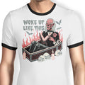 Woke Up Like This Ringer - Adult & Kids T-Shirts, Sweatshirts & Hoodies apparel design preview 1