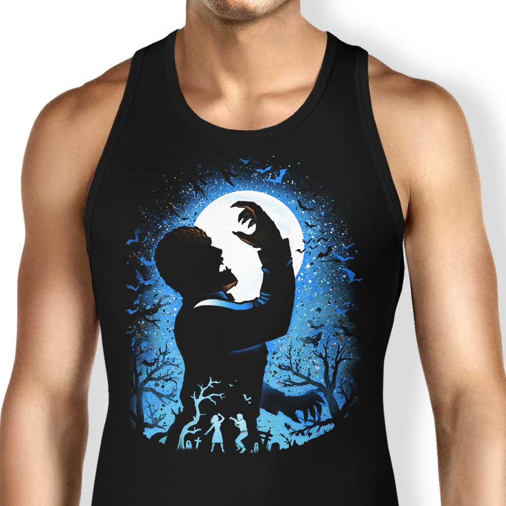 Wolf Man Tank Top - Adult & Kids T-Shirts, Sweatshirts & Hoodies apparel design preview 1