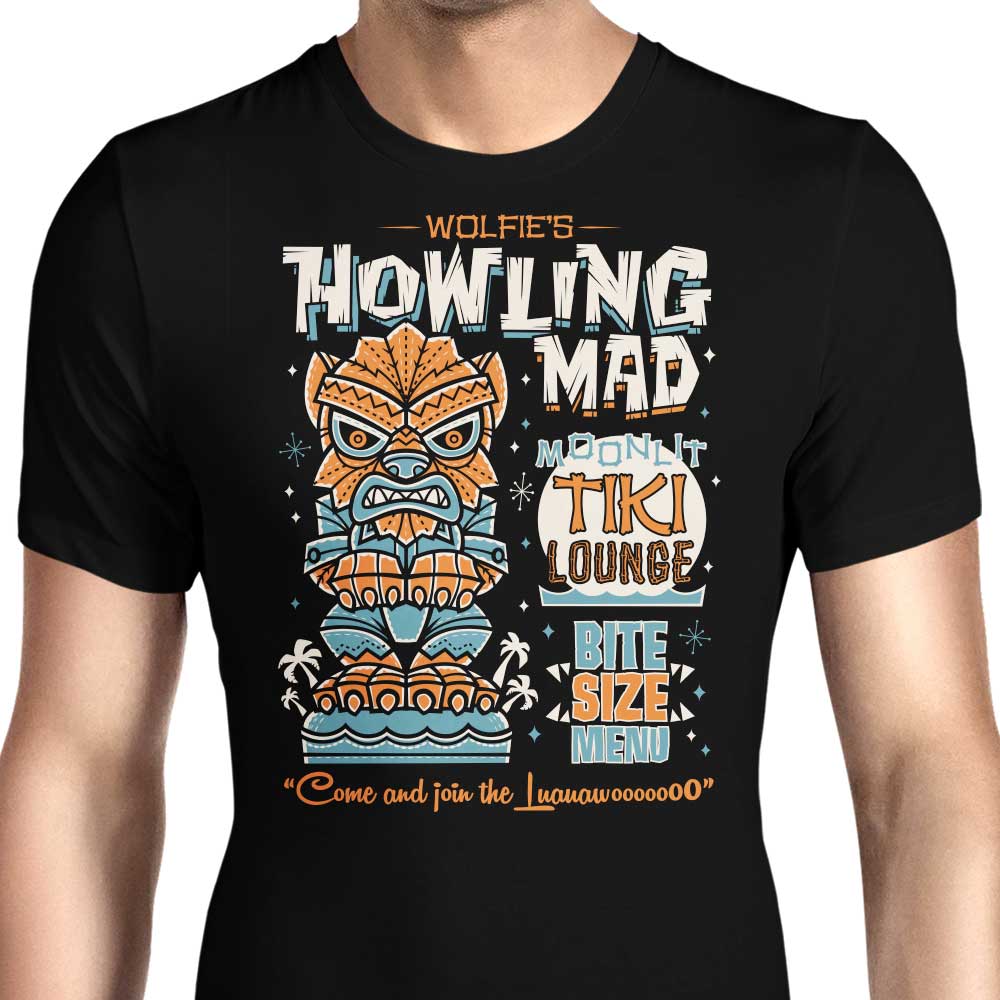 Wolfie Tiki Men's Apparel - Adult & Kids T-Shirts, Sweatshirts & Hoodies apparel design preview 1