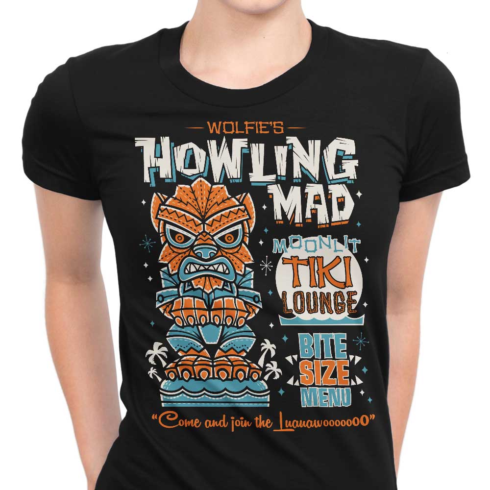 Wolfie Tiki Women's Apparel - Adult & Kids T-Shirts, Sweatshirts & Hoodies apparel design preview 1
