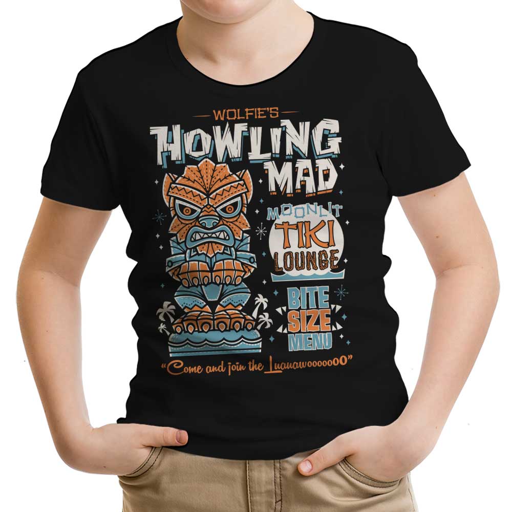 Wolfie Tiki Youth Apparel - Adult & Kids T-Shirts, Sweatshirts & Hoodies apparel design preview 1
