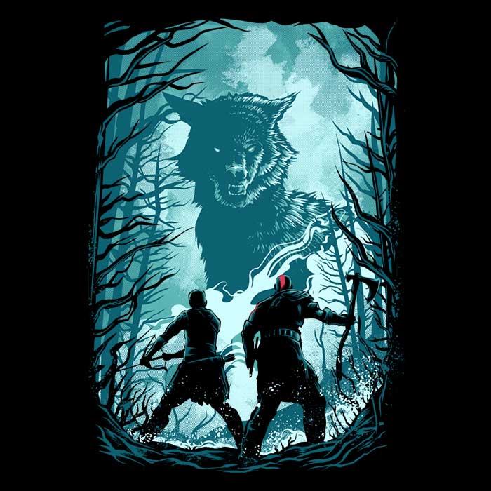 Wolves and Gods Men's Apparel - Adult & Kids T-Shirts, Sweatshirts & Hoodies apparel design preview 2