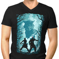 Wolves and Gods Men's V-Neck - Adult & Kids T-Shirts, Sweatshirts & Hoodies apparel design preview 1