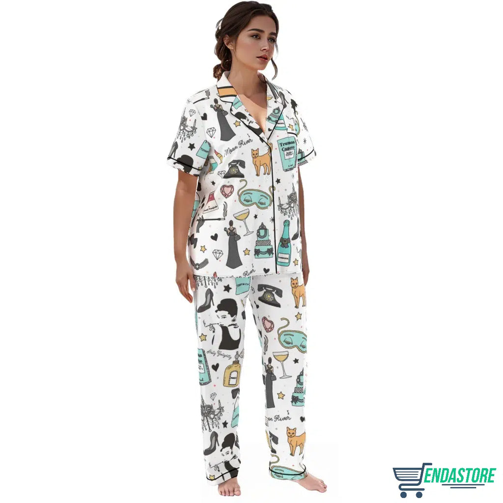 Women’s Breakfast At Tiffany’s Pajama Set product image 4