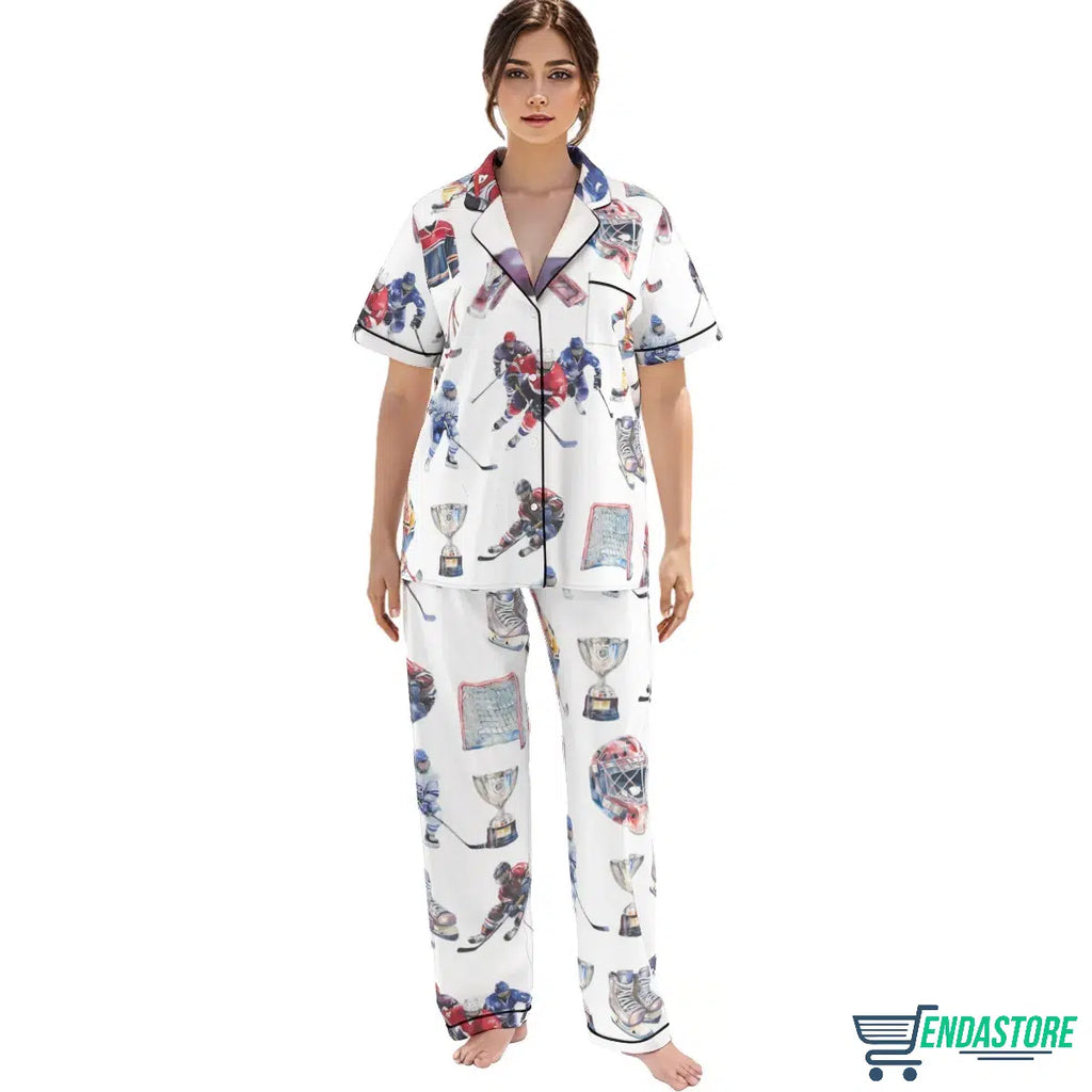 Women’s Hockey Pajama Set product image 2