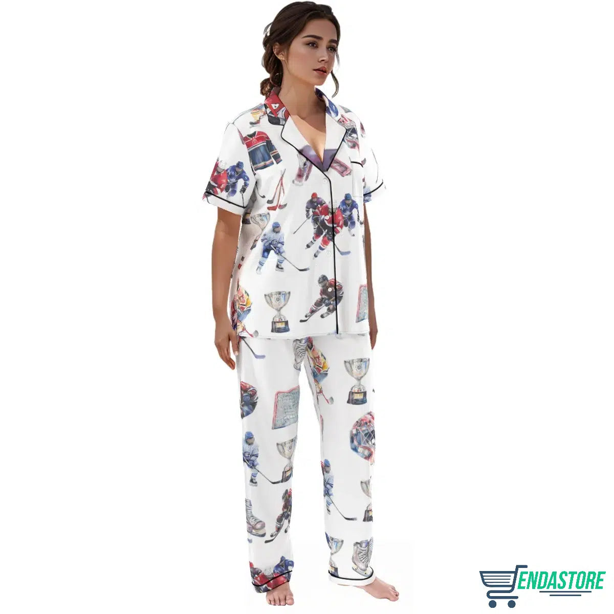Women’s Hockey Pajama Set product image 4