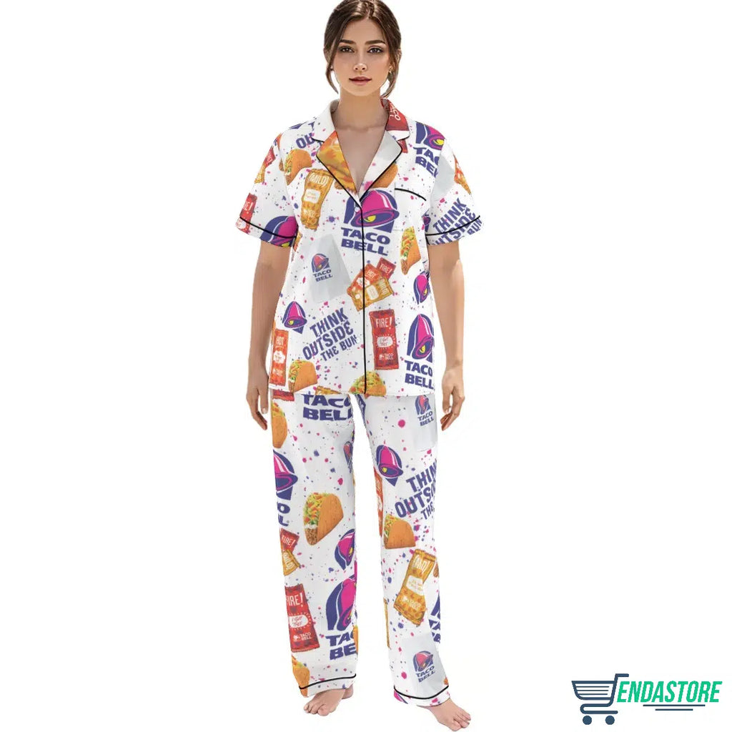 Women’s Taco Bell Long Sleeve Pajama Set product image 2