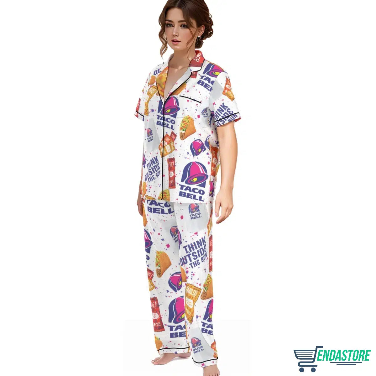 Women’s Taco Bell Long Sleeve Pajama Set product image 3